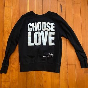 Choose Love Crewneck Sweatshirt - Help Refugees